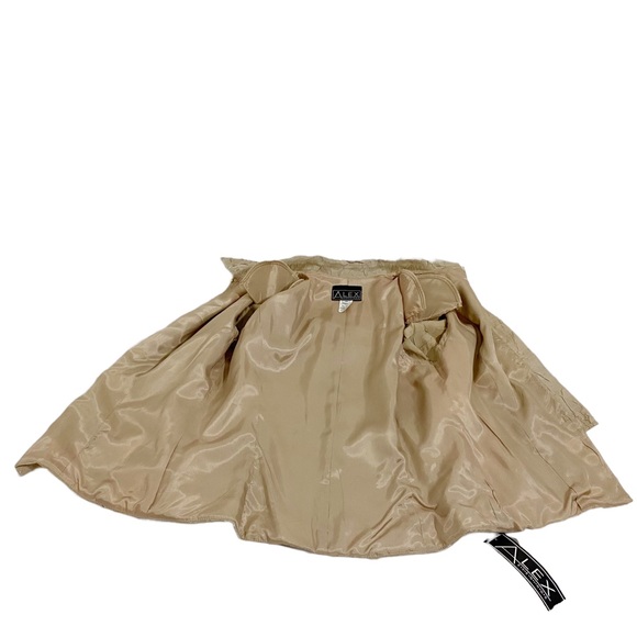 Alex Evenings Vintage Champagne 2 Piece Skirt & Jacket Set, Plus Size 14 - Picture 6 of 14